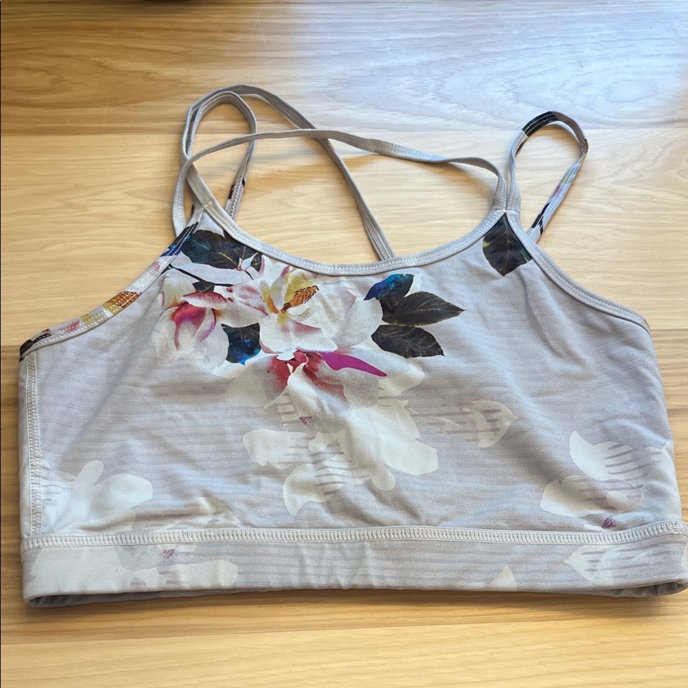 Floral Print Women's Sports Bra